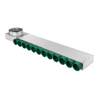 Distribuitor plat Ø200 mm pentru tuburi Ø75 mm – 6, 8, 10 sau 12 ieșiri