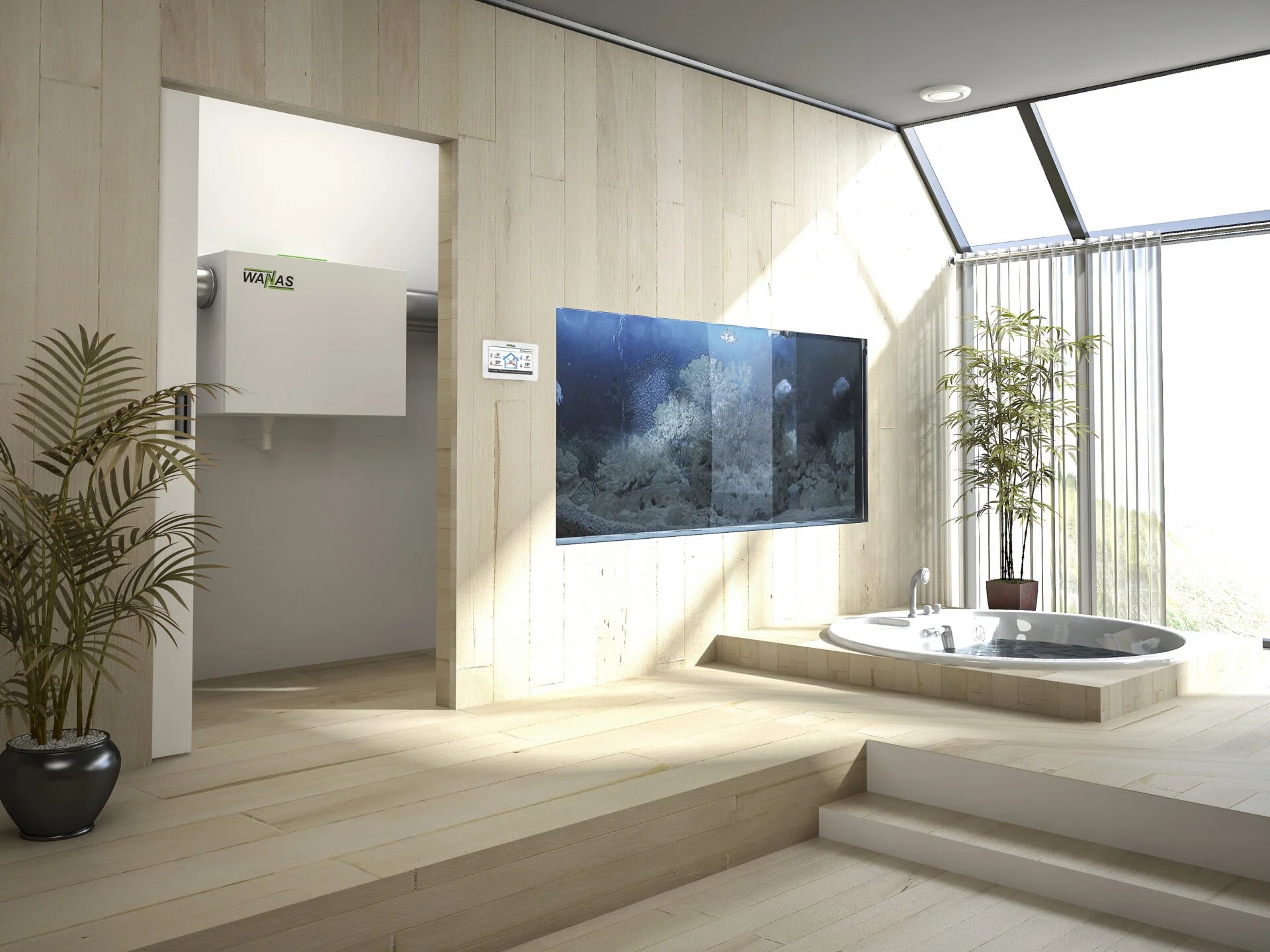 WANAS 400H XF - ventilator cu recuperare de căldură | heat recovery ventilator - Smartvent.ro Baia Mare