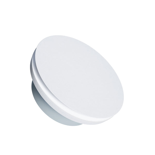 anemostat rotund 125 mm alb mat stock foto