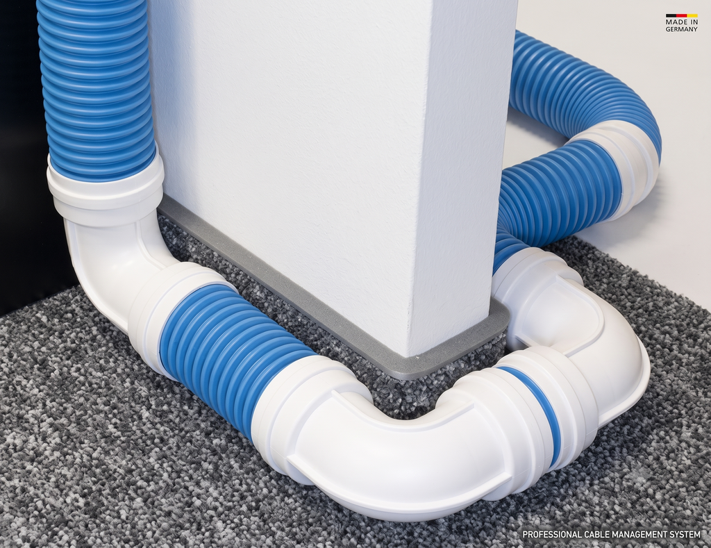 Cot ABS pentru tub flexibil Ø75 și Ø90 mm