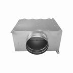 Cutie distributie liniar 8×75 / Ø160 vedere racord principal otel inoxidabil