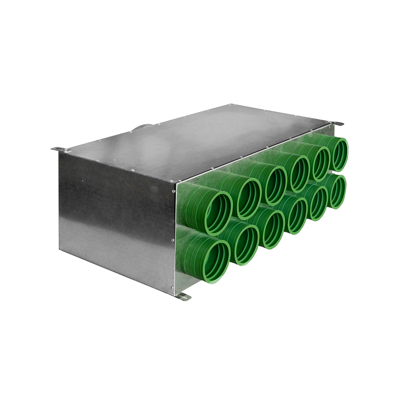 Distribuitor 12x75/160 linear cu duze autoetanșe otel inoxidabil 