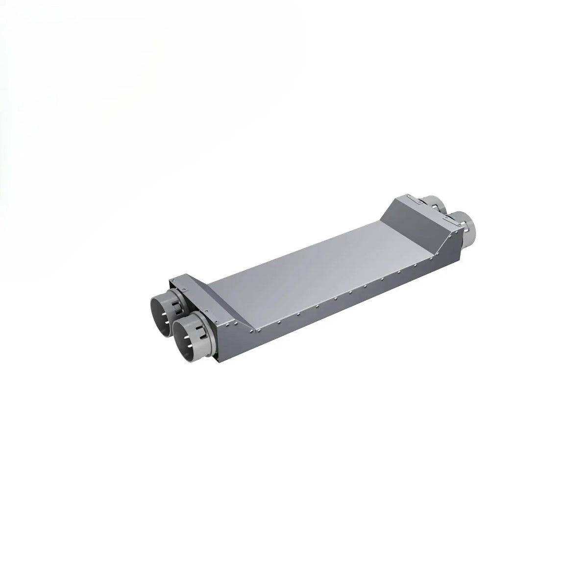 Element de trecere pentru evitarea coliziunilor INOX Ø75 mm 2x75_L450_mm - sistem de ventilație cu recuperare de căldură - Smartvent.ro Baia Mare