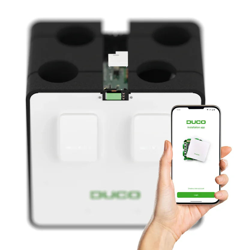 intalatie aplicatie sistem de ventilatie duco
