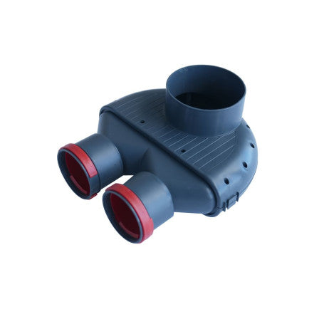 Plenum 2x75/125 socket racordare scurt - sistem de ventilație cu recuperare de căldură - Smartvent.ro Baia Mare