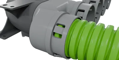 Cutie plenum PP 2x75 | 60 m³/h | Ștuț Ø125mm - sistem de ventilație cu recuperare de căldură - Smartvent.ro Baia Mare
