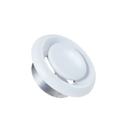 anemostat alb rotund diamentru 100 mm