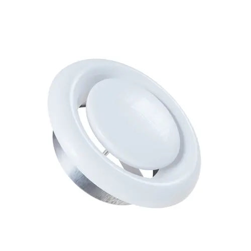 anemostat alb rotund diametru 125 mm