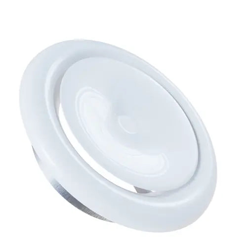 anemostat alb rotund din plastic