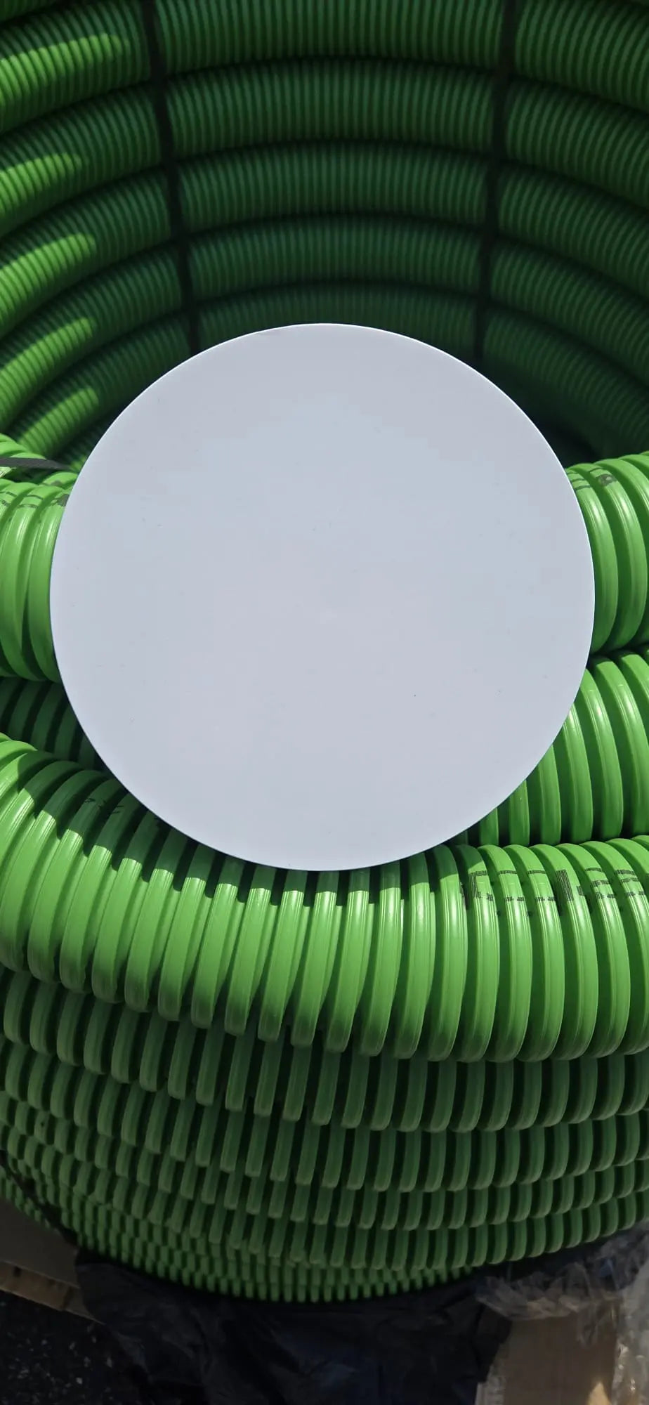 anemostat rotund vedere din fata alb poza reala smartvent