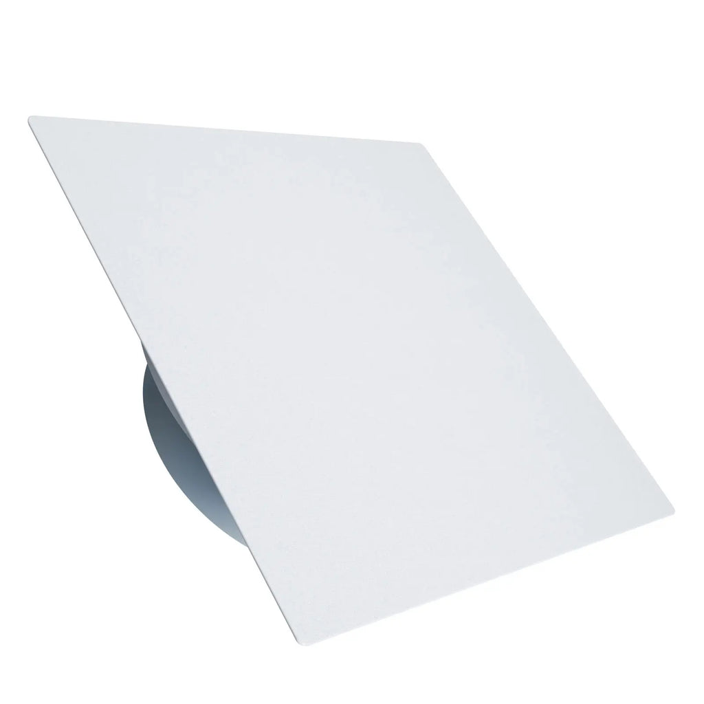 Anemostat PEFLEX Premium pătrat Ø125 alb/negru