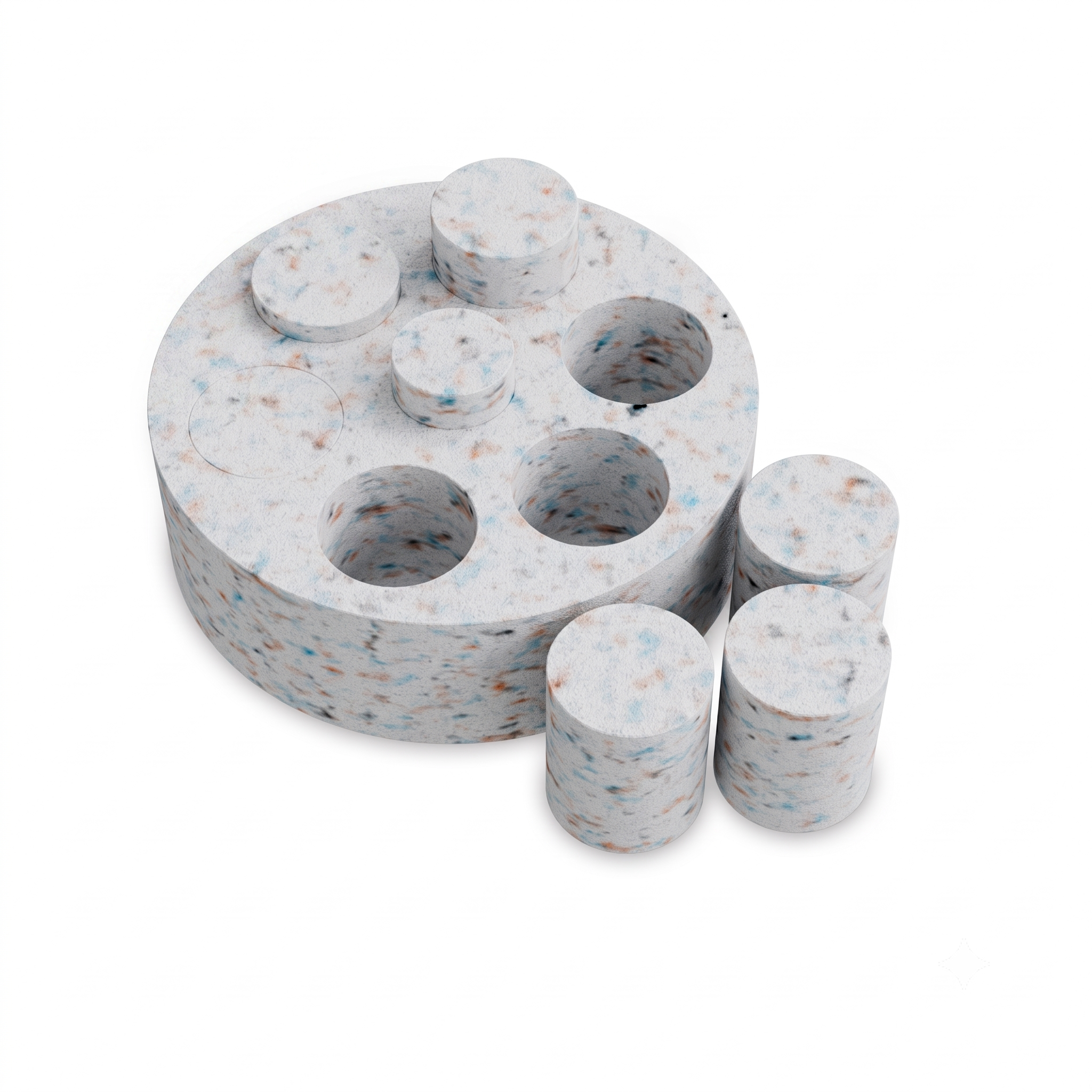 Clapetă de reglaj cu atenuator fonic PEFLEX din spumă rebond – DN 100 / 125 / 160 mm