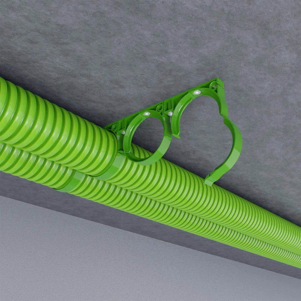 Clemele de prindere cu închidere pentru tuburi flexibile PEFLEX Ø75 mm | 10 buc