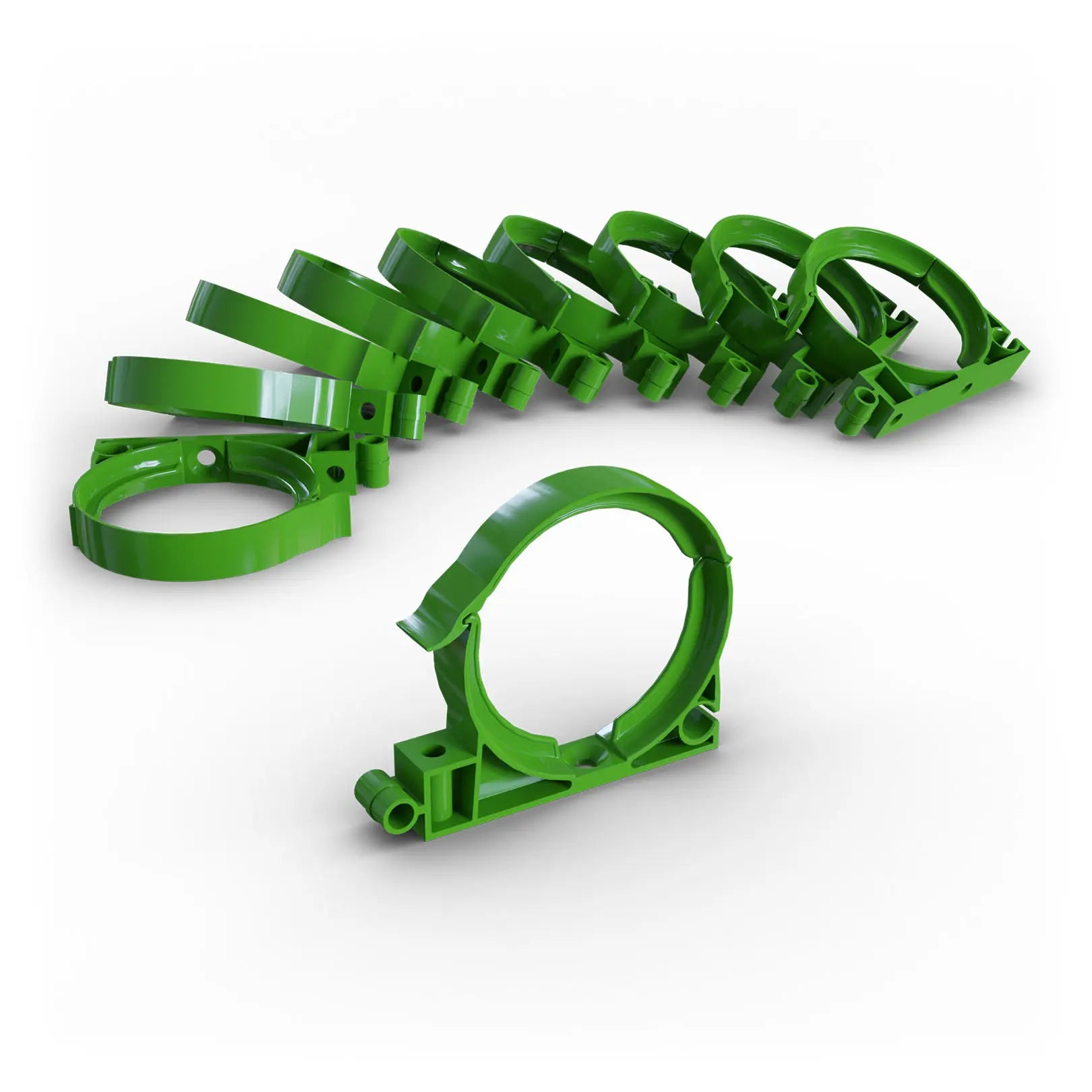 cleme de prindere verde cu inchidere tip click - sistem de ventilație cu recuperare de căldură - Smartvent.ro Baia Mare