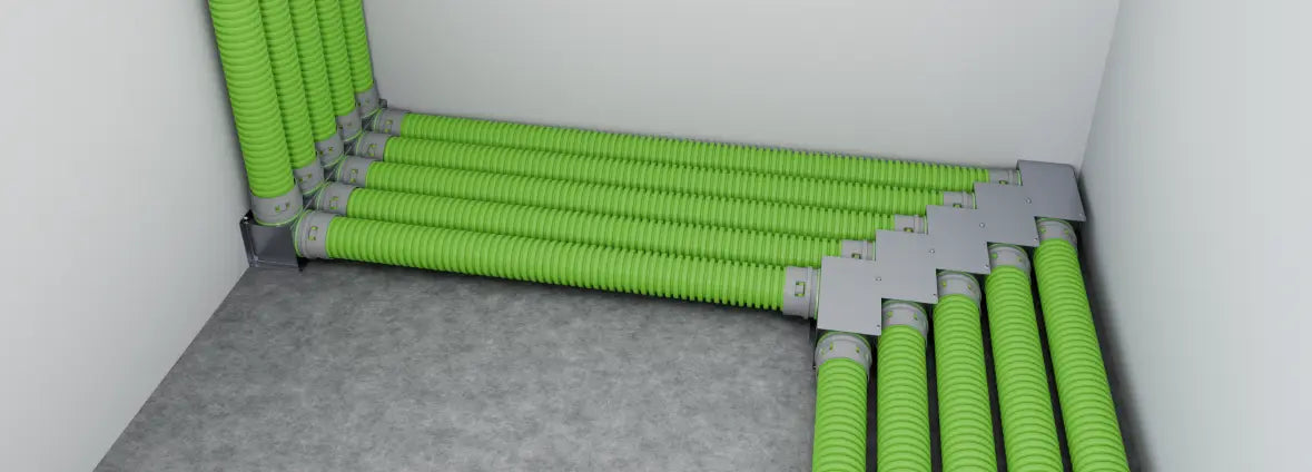 Cot 90° din inox pentru tub flexibil Ø75 mm – variantă orizontală și verticală - sistem de ventilație cu recuperare de căldură - Smartvent.ro Baia Mare