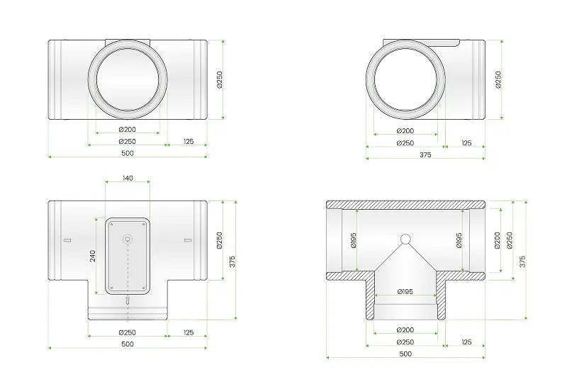 detale tehnice teu din EPS - tub flexibil ventilație antistatic - Smartvent.ro Baia Mare