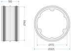 detalii tehnice conector EPS negru
