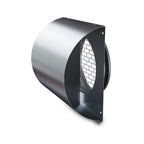 Grilaj exterior de ventilație cu capotă și picurător, inox – Ø160–315 mm