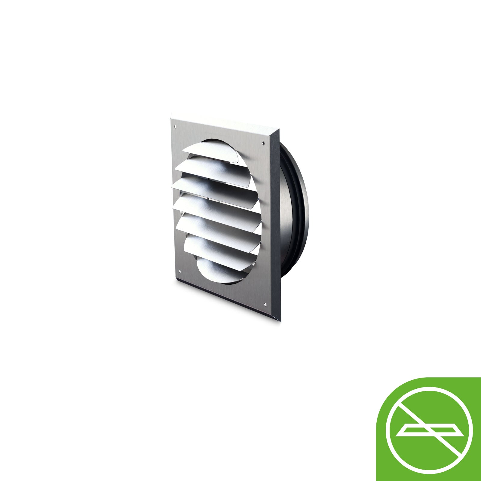 Grilaj exterior de ventilație Ø160 mm – 4 culori, cu sau fără picurător - sistem de ventilație cu recuperare de căldură - Smartvent.ro Baia Mare