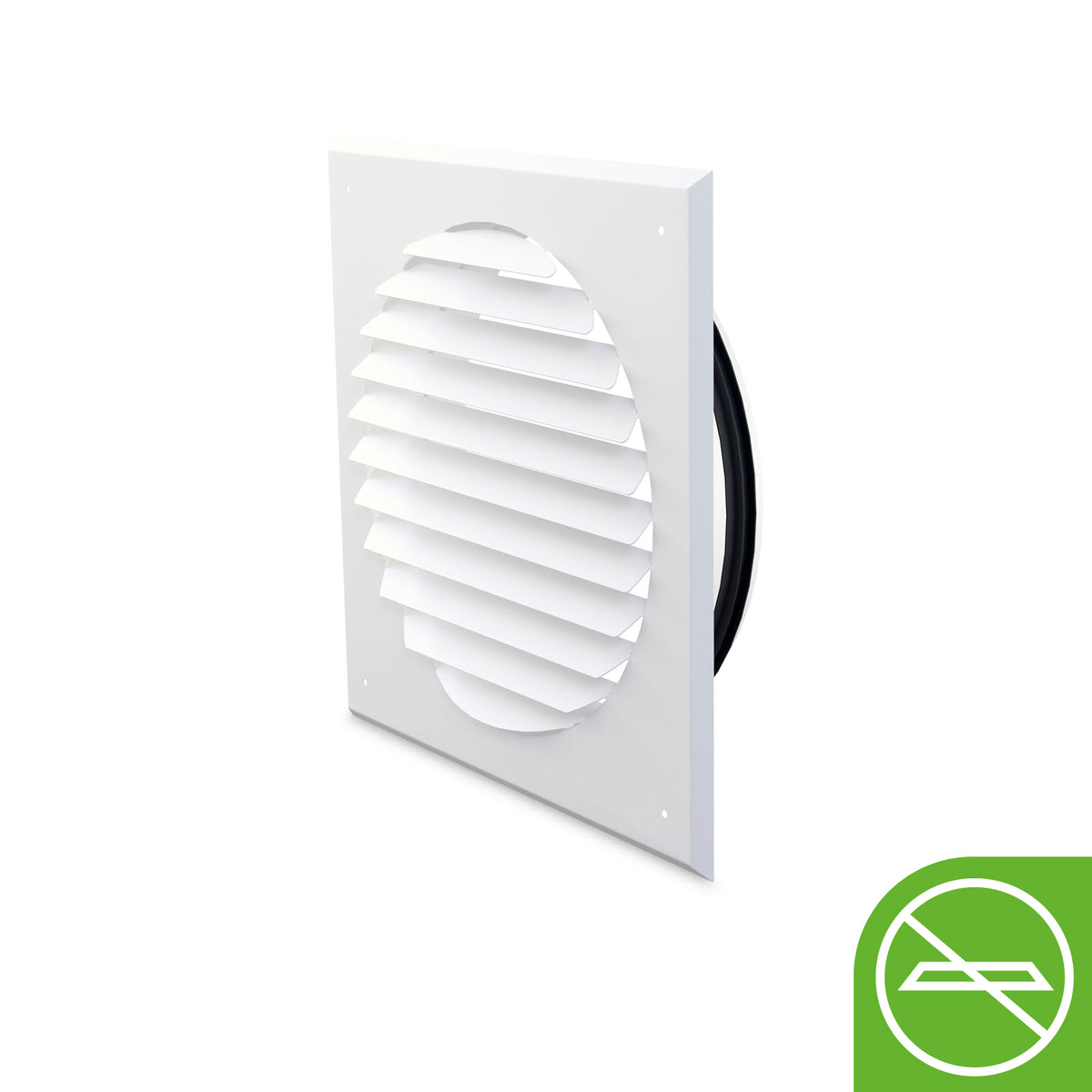 Grilaj exterior de ventilație Ø250 mm – 4 culori, cu sau fără picurător - sistem de ventilație cu recuperare de căldură - Smartvent.ro Baia Mare