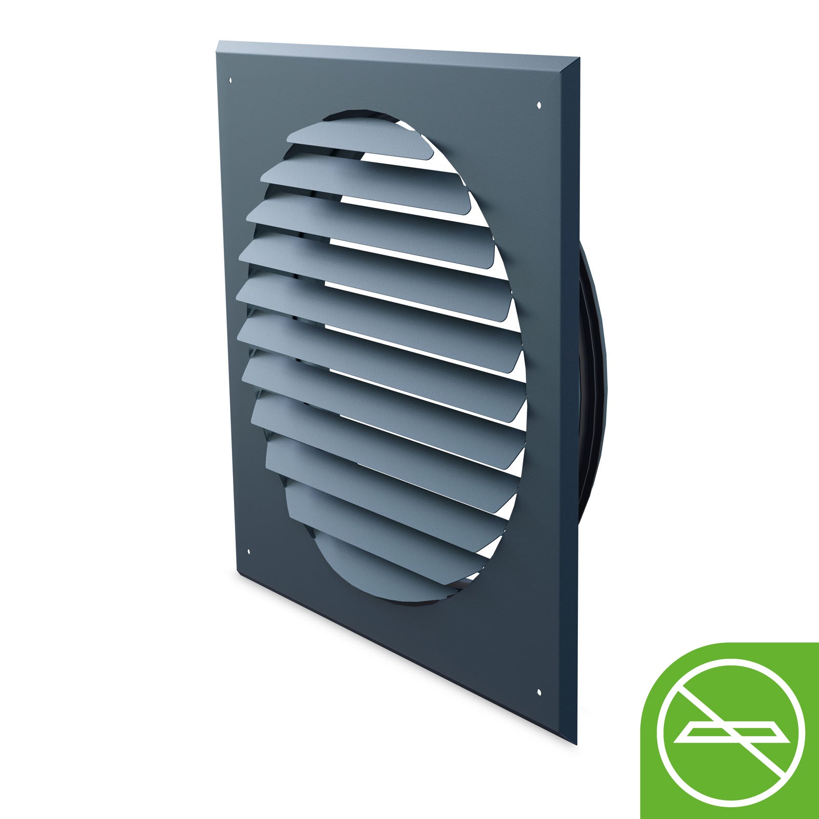 Grilaj exterior de ventilație Ø315 mm – 4 culori, cu sau fără picurător - sistem de ventilație cu recuperare de căldură - Smartvent.ro Baia Mare