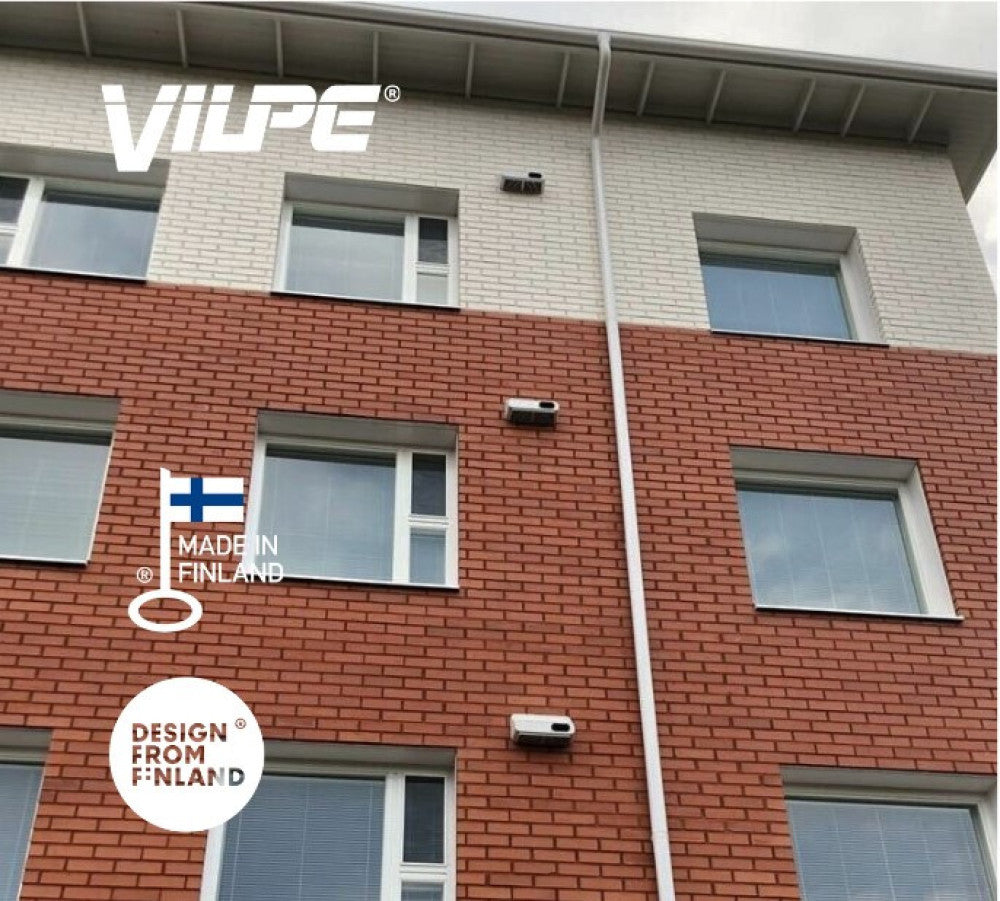 Grilaj exterior Vilpe - grilaj dublu Admisie și evacuare de perete - sistem de ventilație cu recuperare de căldură - Smartvent.ro Baia Mare