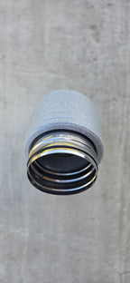 niplu_conector_din_inox_cu_cot_EPS_gri_160_smartvent_romania poza reala pe santier realizat de smartvent
