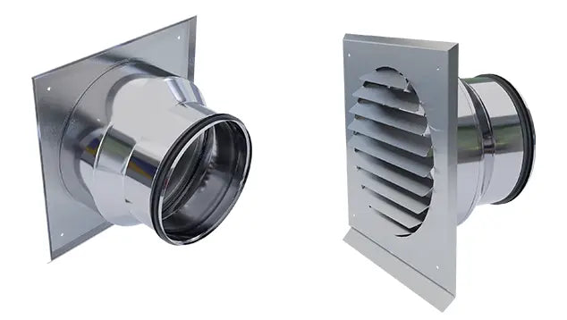 Reducție niplu-mufă din inox pentru grilaj exterior – 200/160, 250/200, 315/250 - sistem de ventilație cu recuperare de căldură - Smartvent.ro Baia Mare