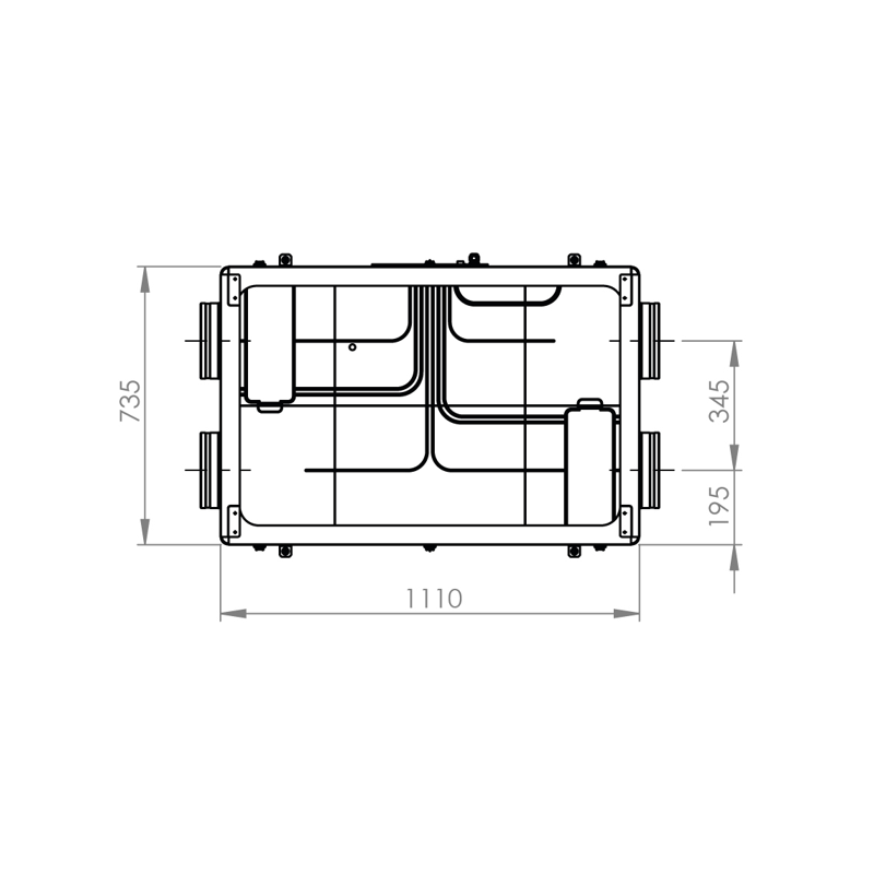 Air Expert 600 H EPP Classic - Prodmax - sistem de ventilație cu recuperare de căldură - Smartvent.ro Baia Mare