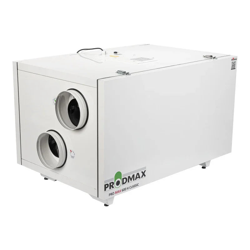recuperator prodmax pro max 600 h - sistem de ventilație cu recuperare de căldură - Smartvent.ro Baia Mare