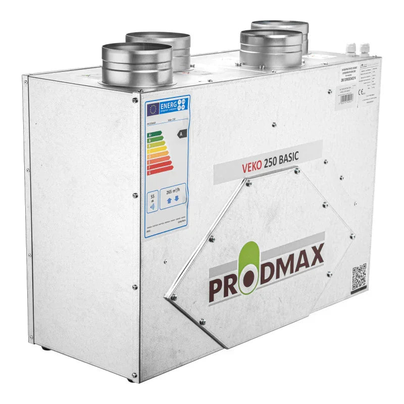 recuperator caldura prodmax veko 250 varianta basic
