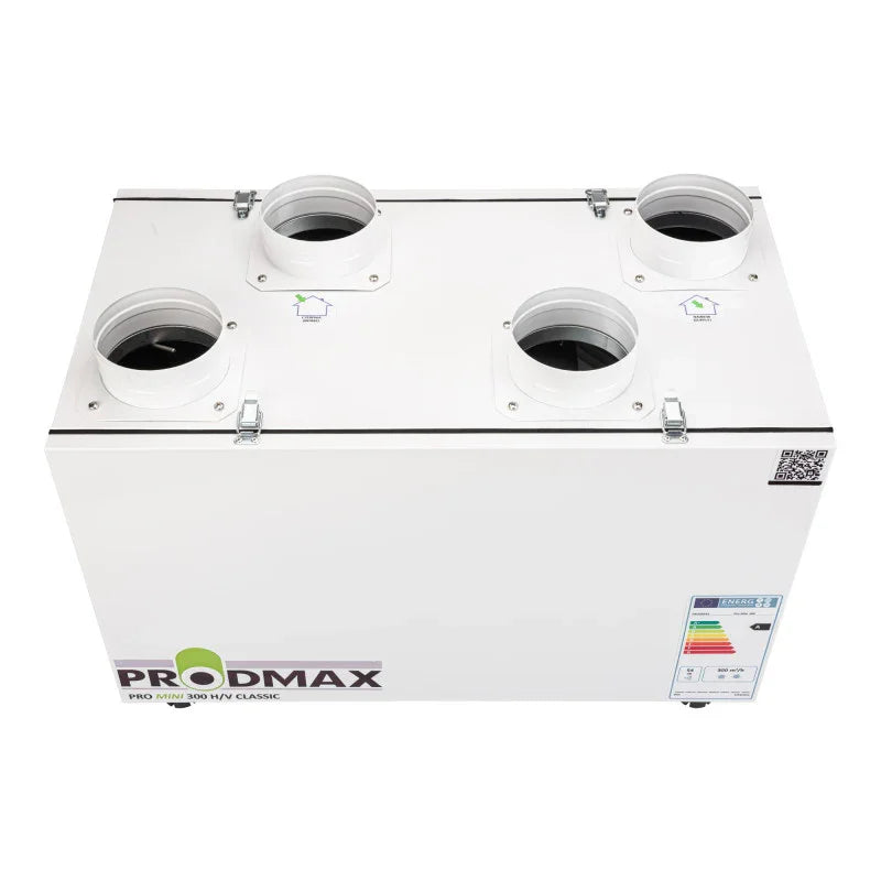 PRODMAX PRO MINI 300 H/V - sistem de ventilație cu recuperare de căldură - Smartvent.ro Baia Mare