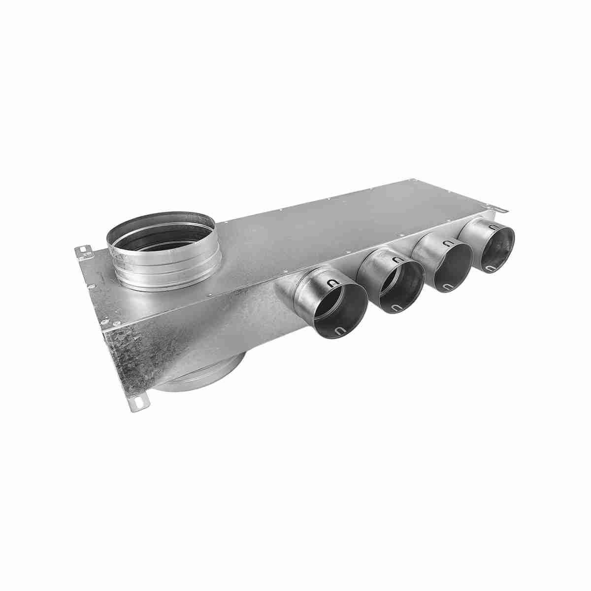 Distribuitor unghiular de trecere nivel 4×75/160  (125-4000) - sistem de ventilație cu recuperare de căldură - Smartvent.ro Baia Mare