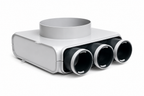 Sistem modular de distribuție din plastic – până la 15 ieșiri Ø75 mm