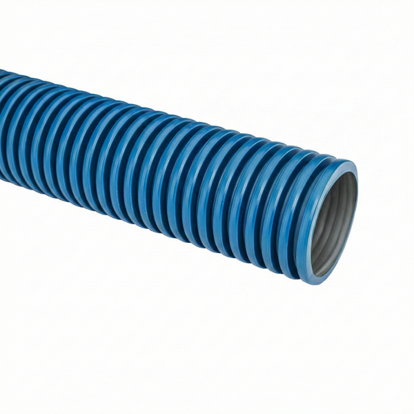 vedere segment tub flexibi albastru smartvent 75 mm