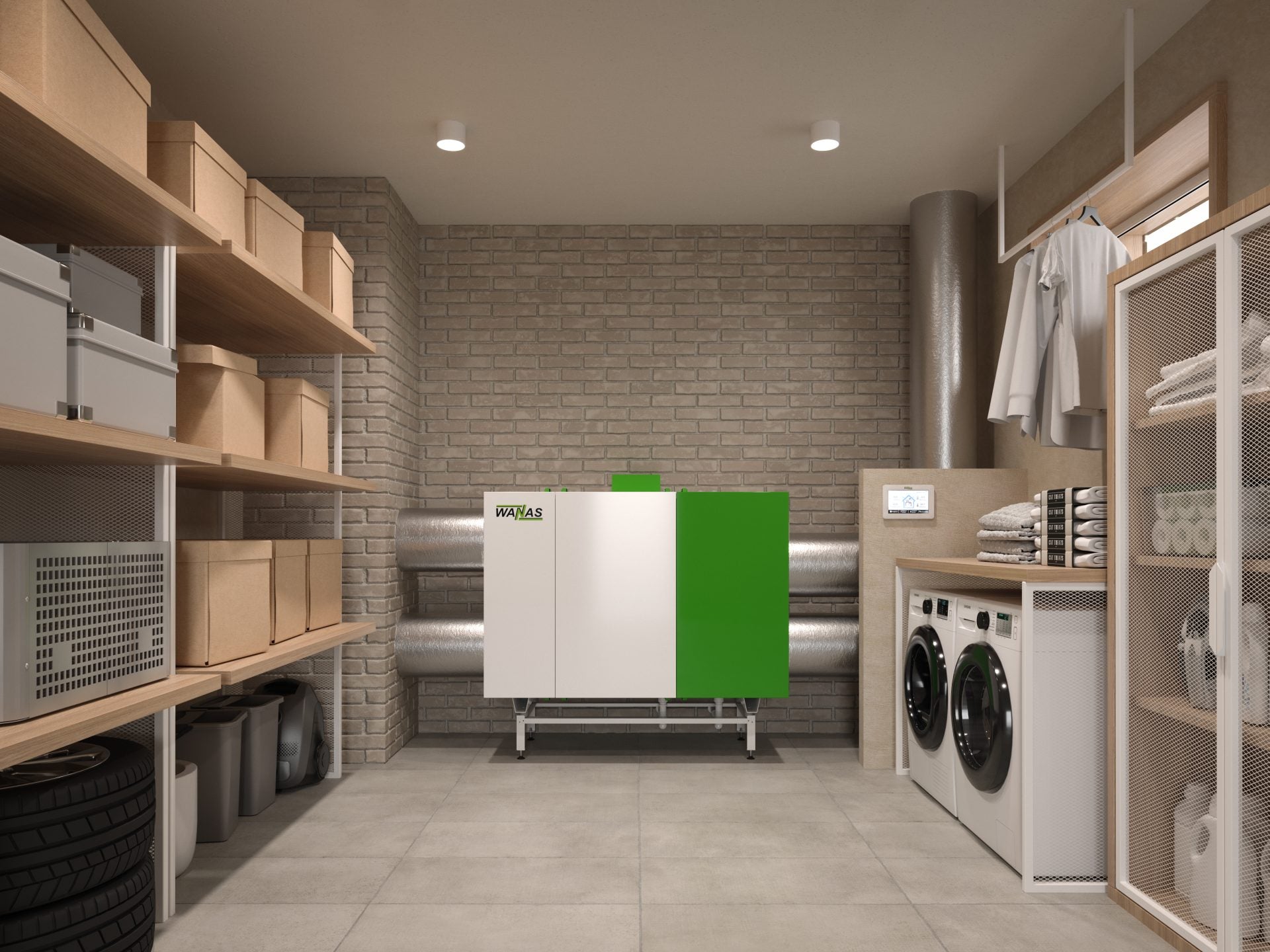 WANAS COMBO 1330H - ventilator cu recuperare de căldură | heat recovery ventilator - Smartvent.ro Baia Mare