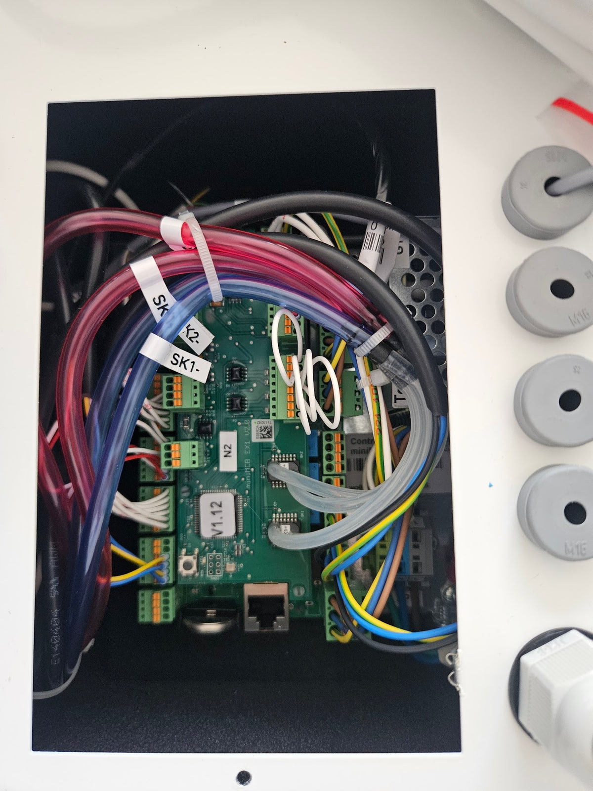 Automatizarea centralei de ventilație în timpul montajului